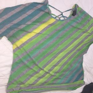 Multicolored striped shirt